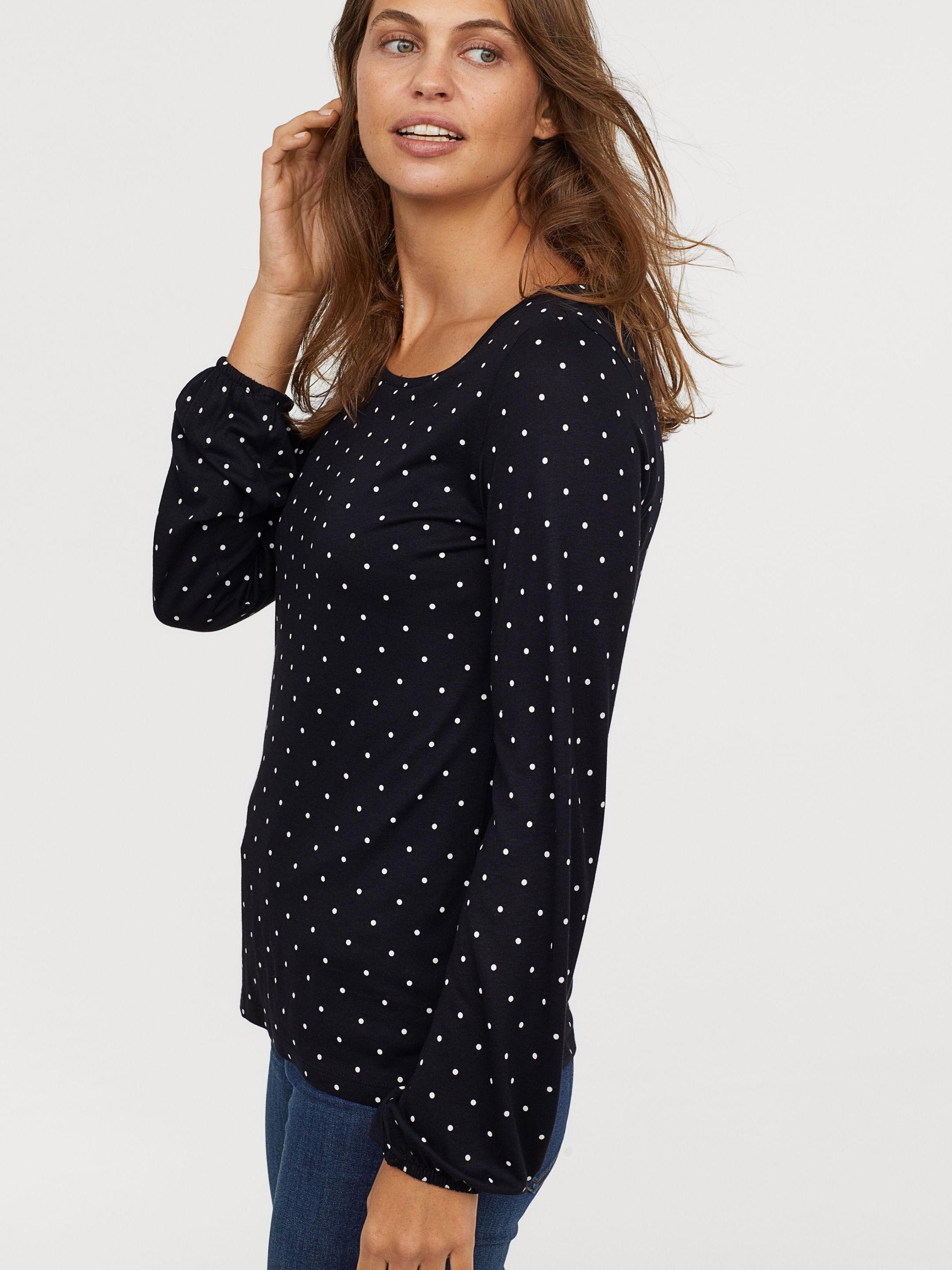 

Лонгслив для кормящих H&M 060669864 S Черный