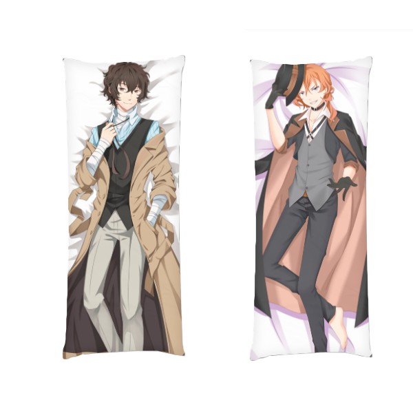 

Подушка CHUUYA & DAZAI дакимакура двухсторонняя стандарт 40 х 100 см - MyTee