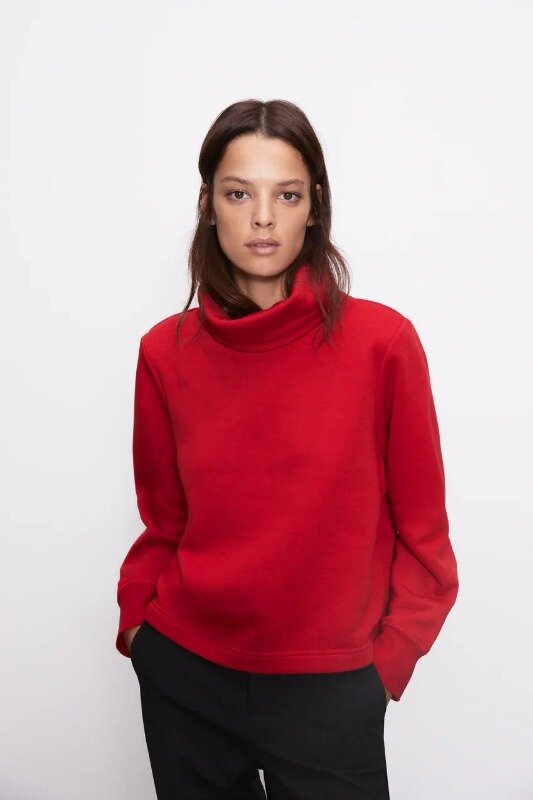 

Свитшот Zara красный, Свитшот Zara красный - M