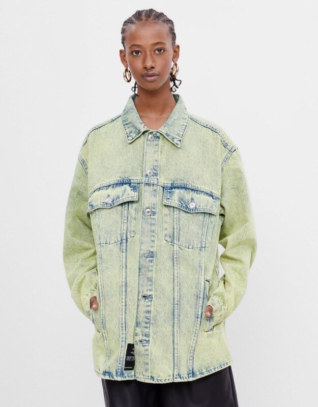 

Джинсовая куртка Bershka 6163/335/566, Джинсовая куртка Bershka 6163/335/566 - XS