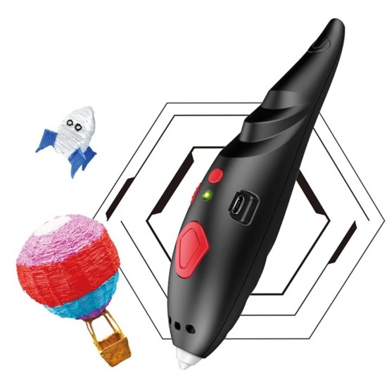 

Ручка 3D аккумуляторная с трафаретом K9902