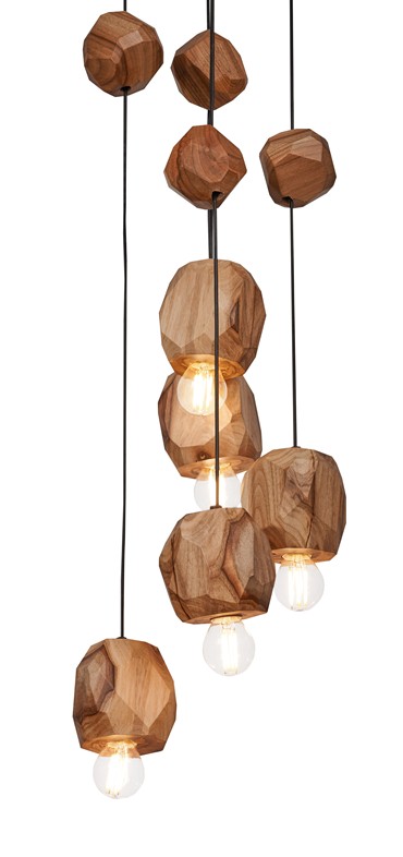 

Светильник Tumi Solovero Орех 30x30 см 0159-0091
