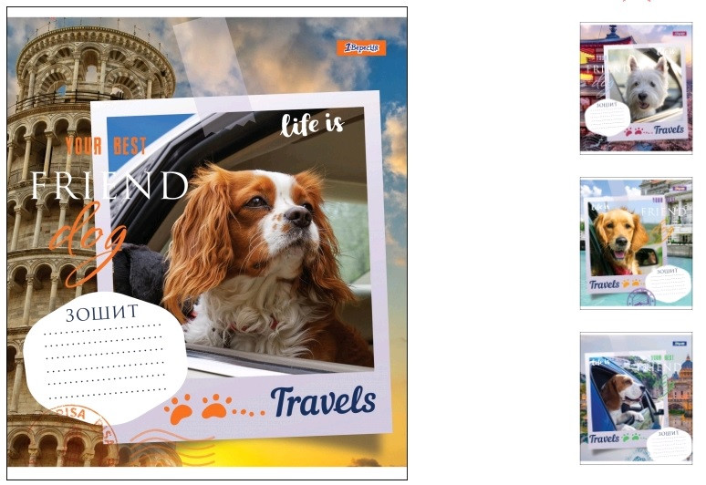 

А5/48 кл. 1В YOUR BEST FRIEND, тетрадь для записей 10 шт в уп // (764617)