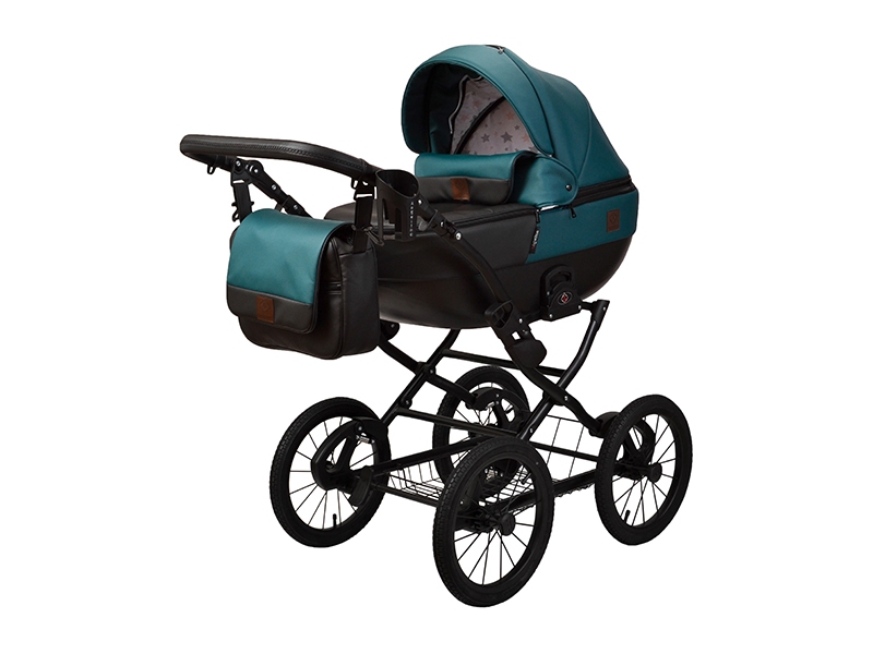 

Детская коляска 2 в 1 Angelina Phaeton Classic зеленая color 36