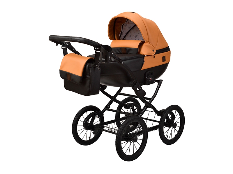

Детская коляска 2 в 1 Angelina Phaeton Classic терракот color 30