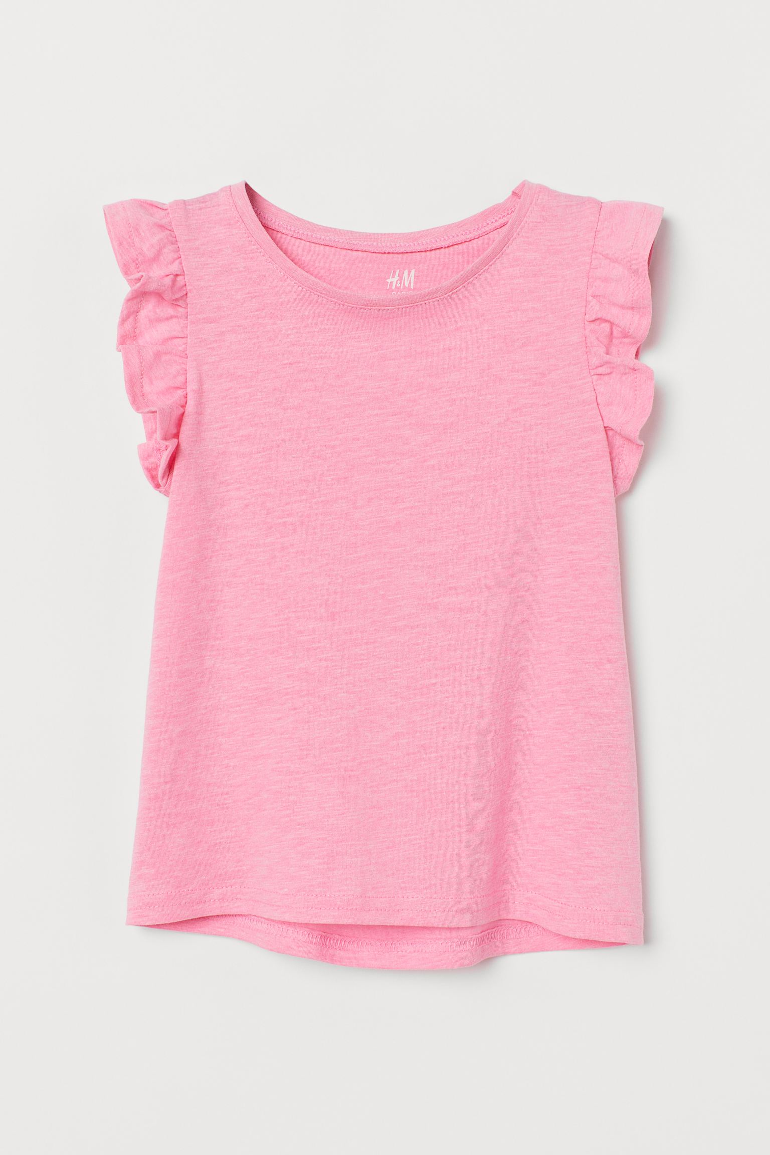 

Футболка H&M 98 104см розовый меланж 24028693231