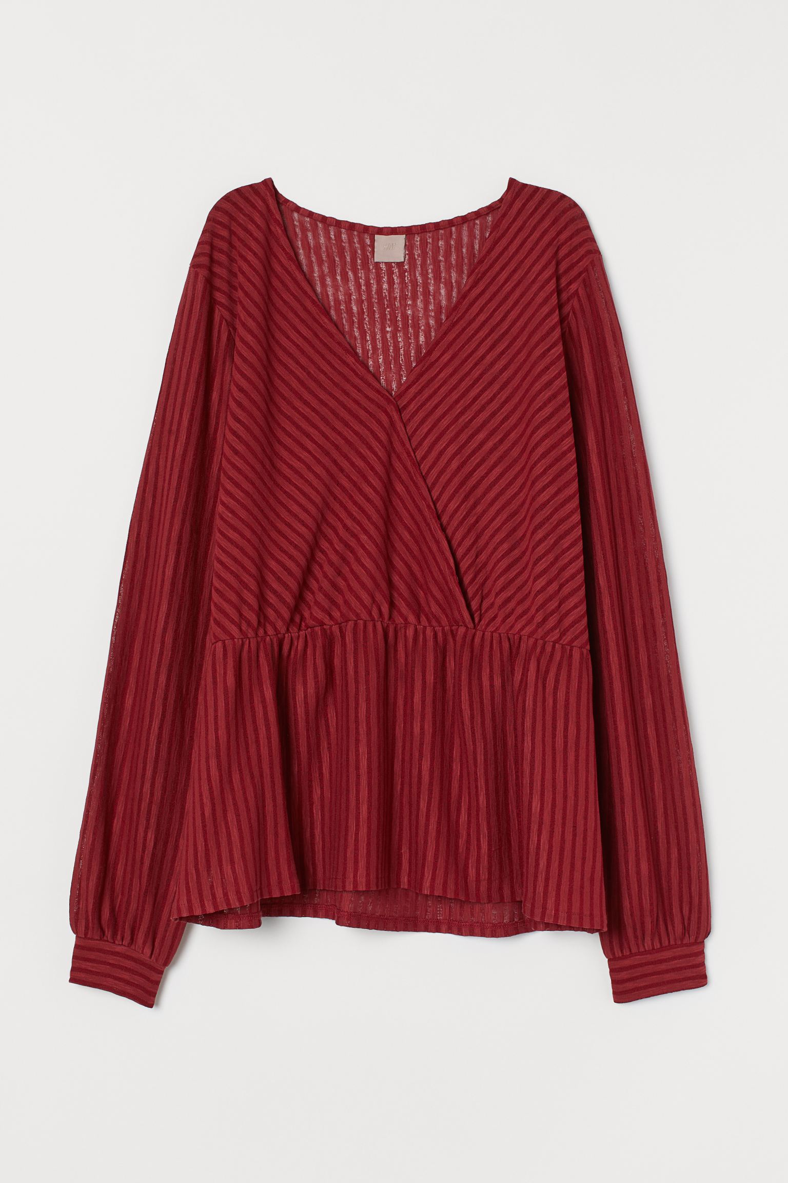 

Блуза H&M  темно красный 1037905020, Блуза H&M L темно красный 1037905020