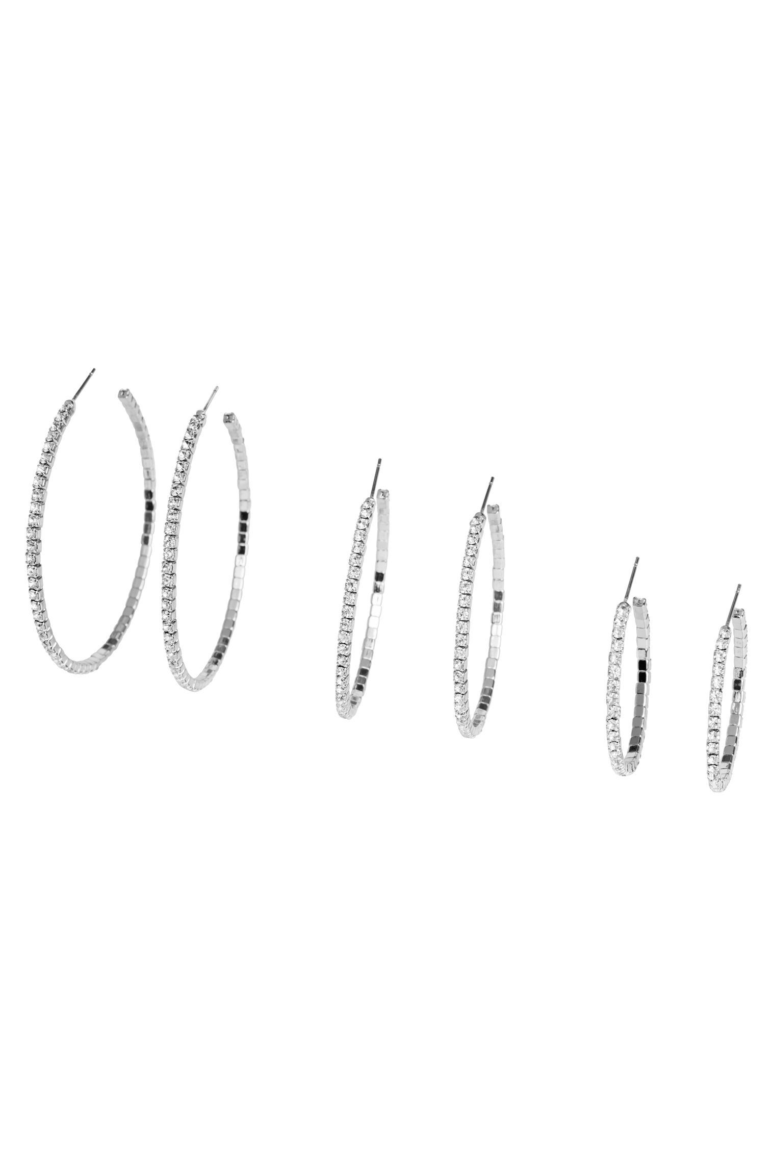 

Сережки (3 шт) H&M серебристый 1702587446