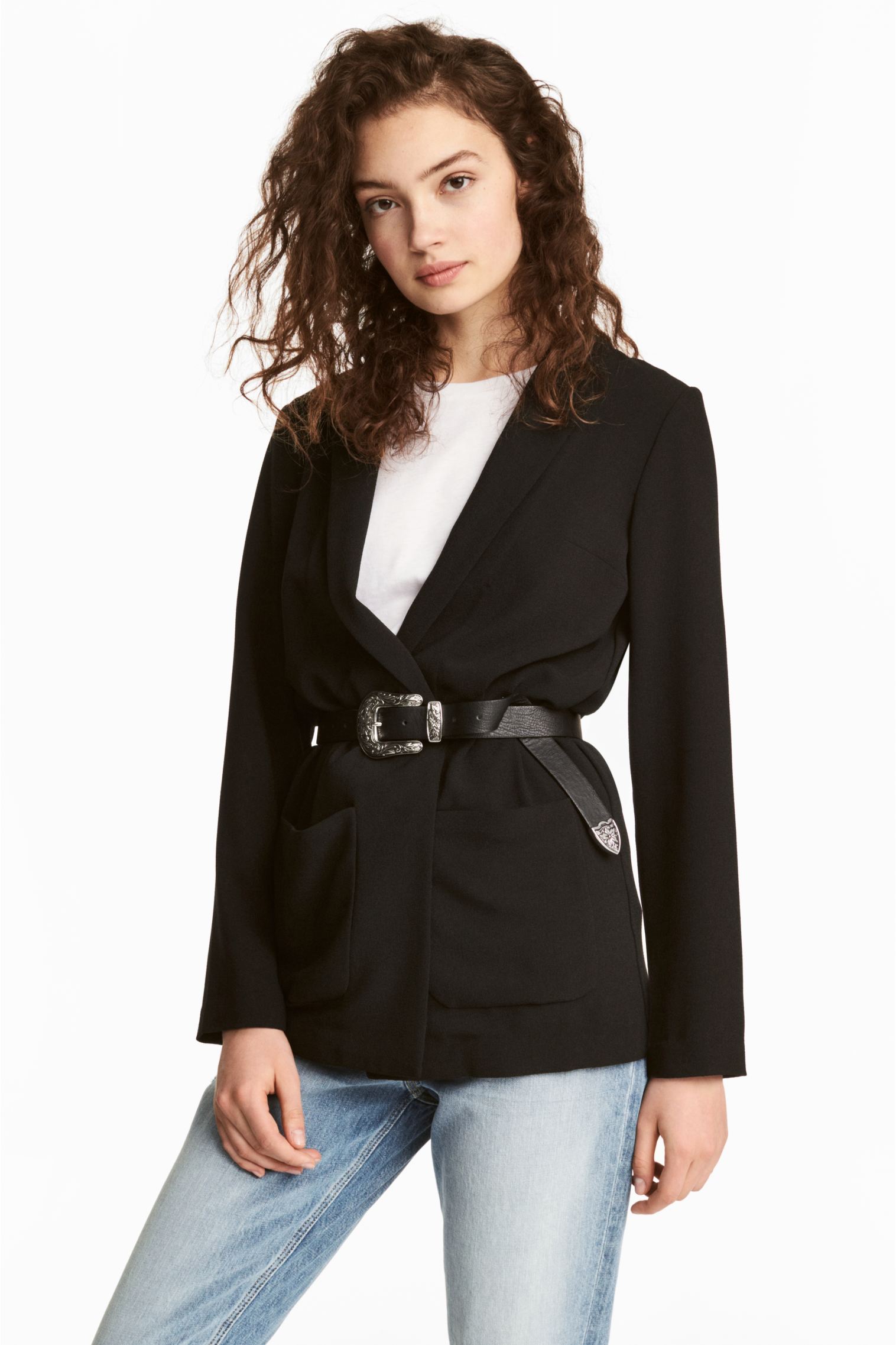 

Жакет H&M  черный 24025061475, Жакет H&M 42 черный 24025061475