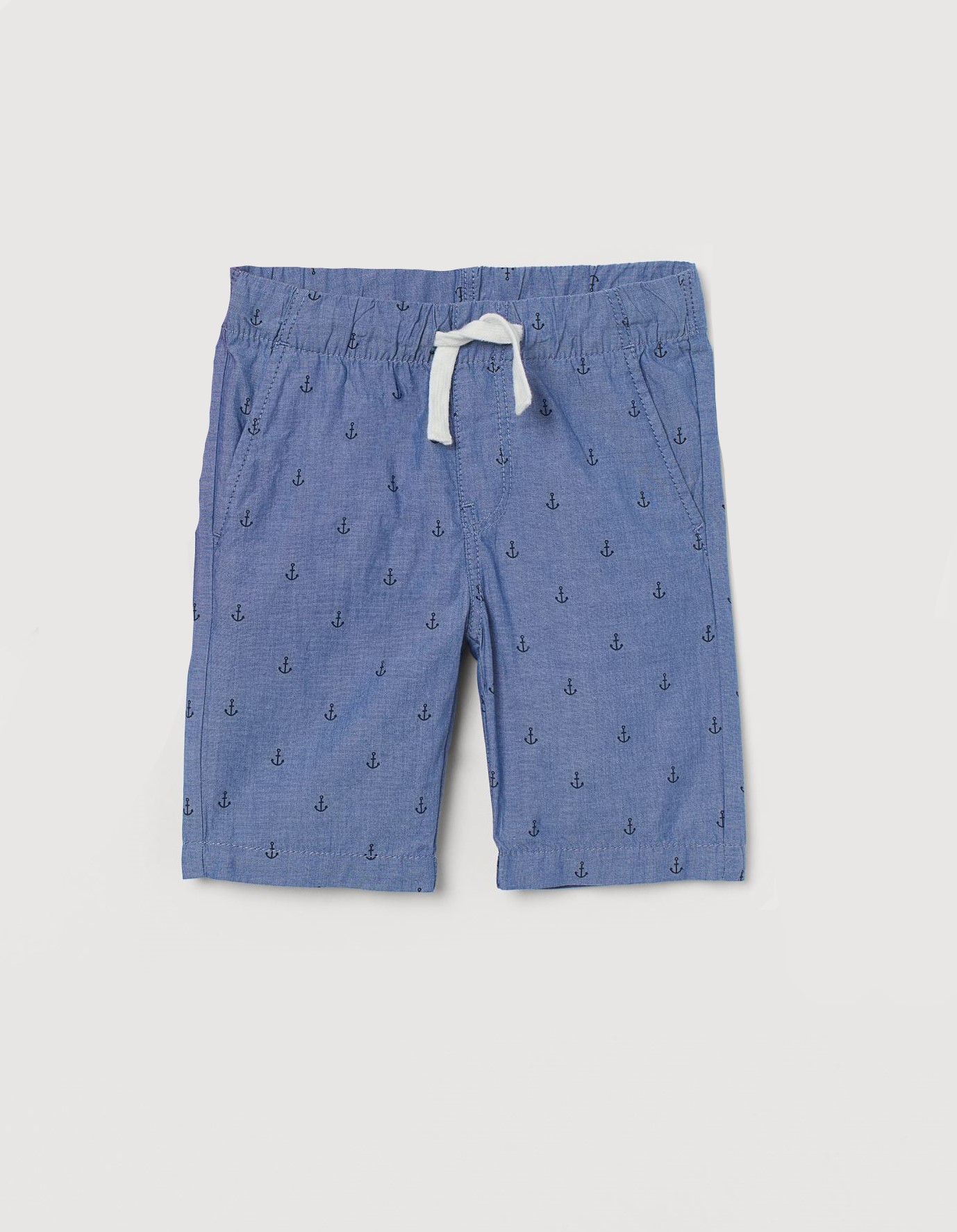 

Шорты H&M 140см синий якорь 25028019041