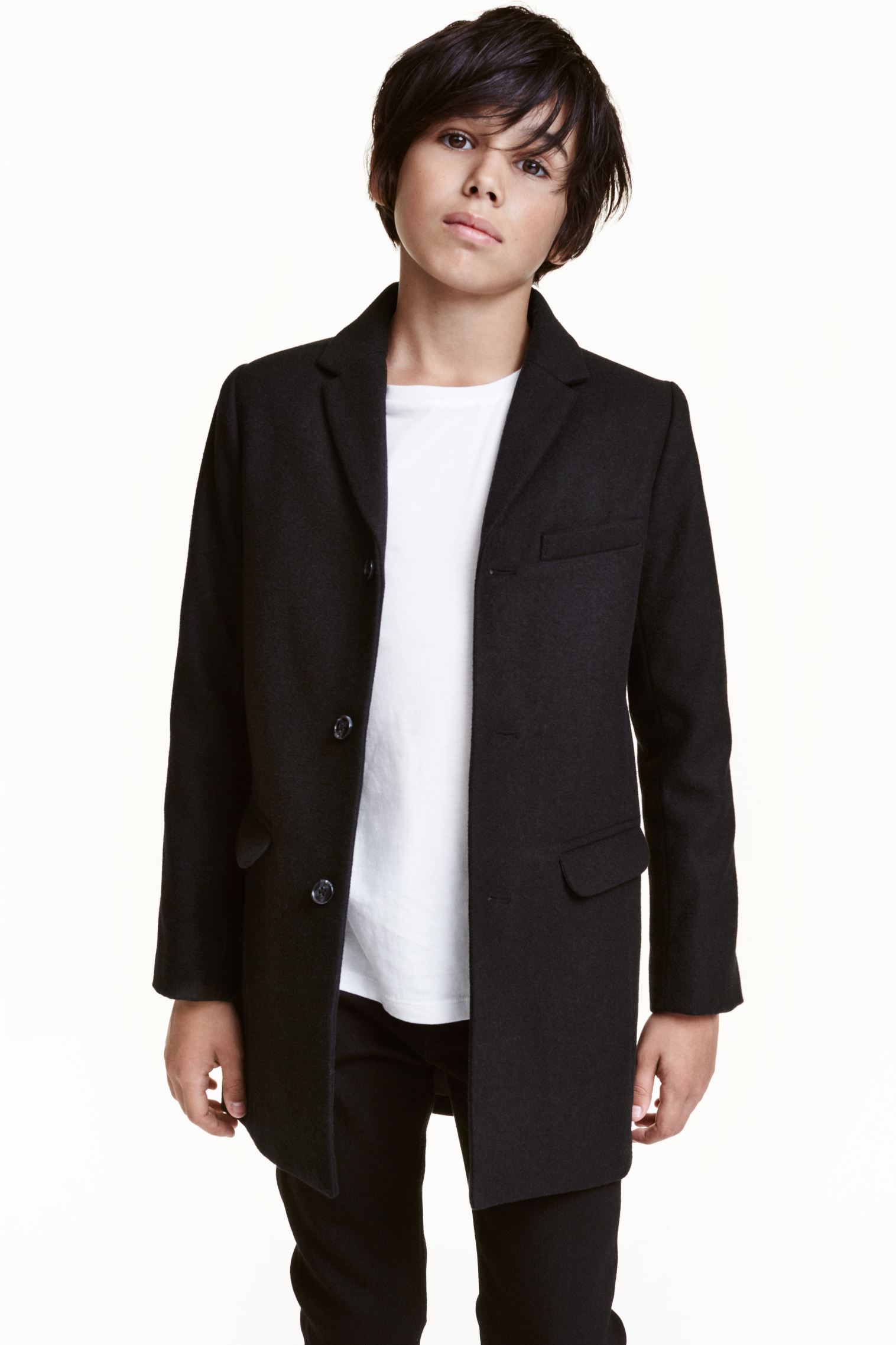 

Пальто H&M 170см черный 17024214944