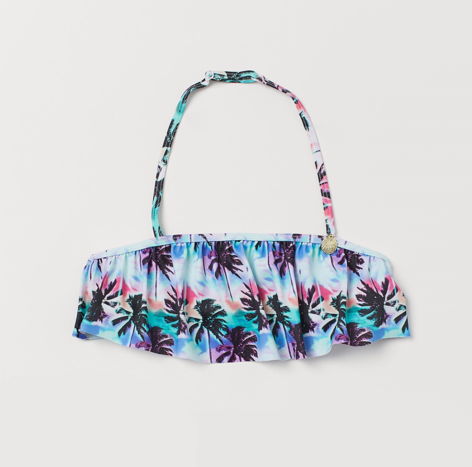

Купальный лиф H&M 170см бирюзовый принт 23027000149