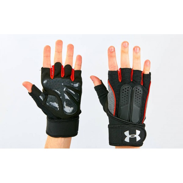 

Перчатки атлетические с фиксатором запястья UNDER ARMOUR M, Размер M