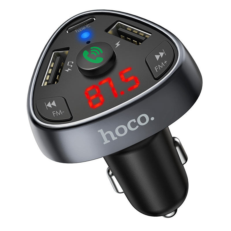 

АЗУ FM модулятор HOCO E51/черный