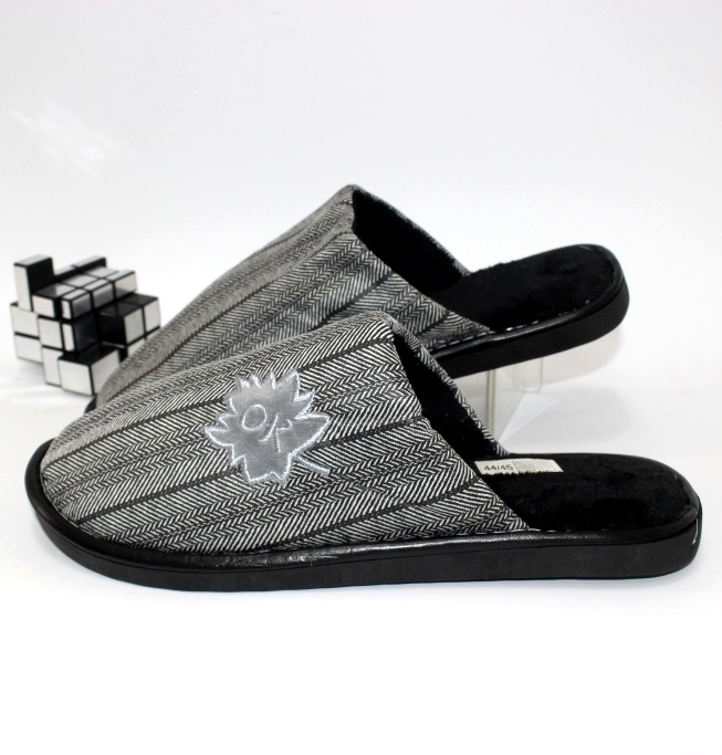 

Комнатные мужские тапочки Comfort DK-4-grey 42/43 26.2см серый
