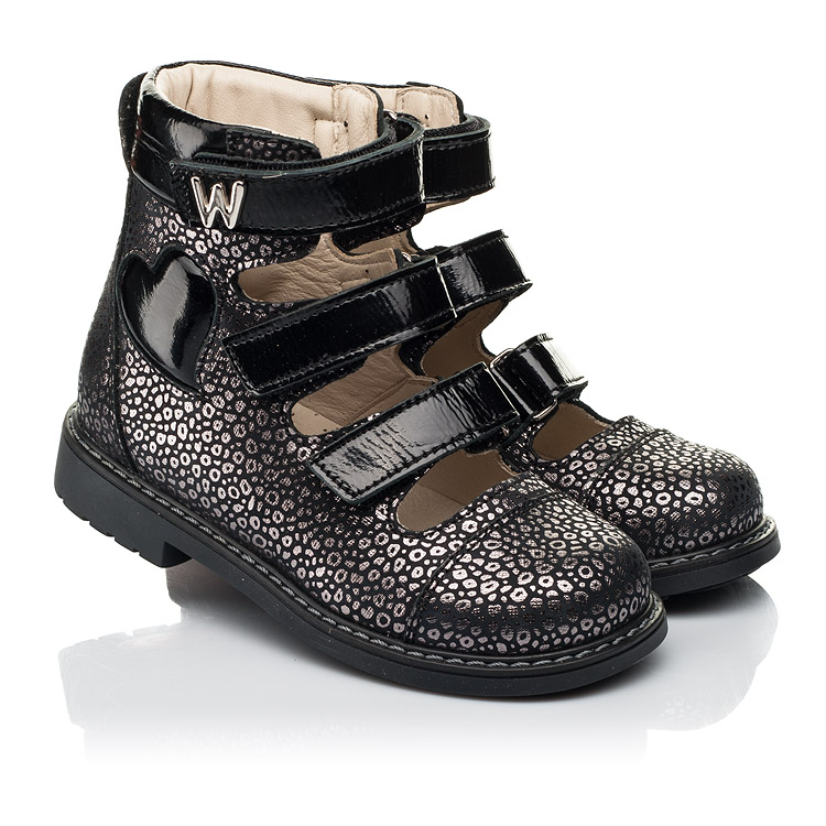 

Ортопедические туфли (с высоким берцем) Woopy Orthopedic 35 черный (8102)
