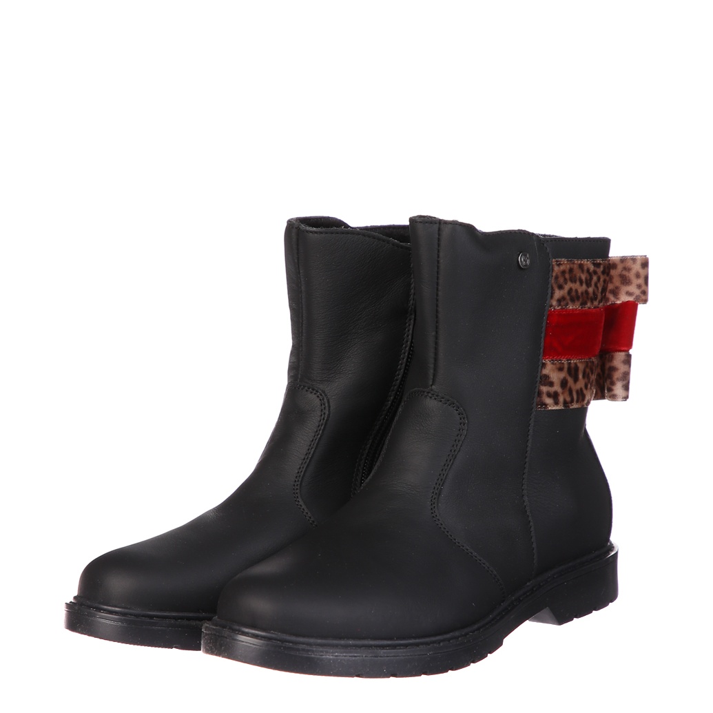 

Сапоги Naturino Vesta vitello nero-leo-rosso 33 черный