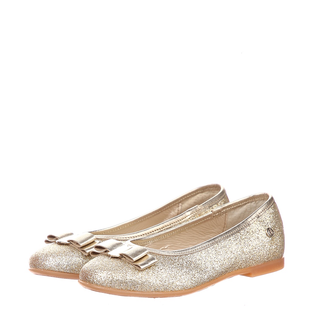 

Балетки Naturino 2372 glitter laminato platino 30 золотистый