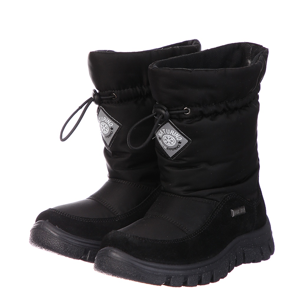 

Ботинки Naturino Varna velour nero 27 черный