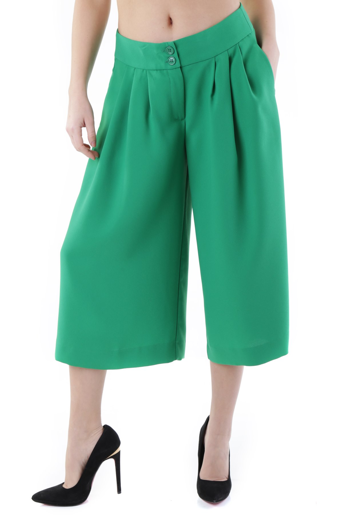 

Капри Cristina Gavioli Green 42 зеленый (7174)