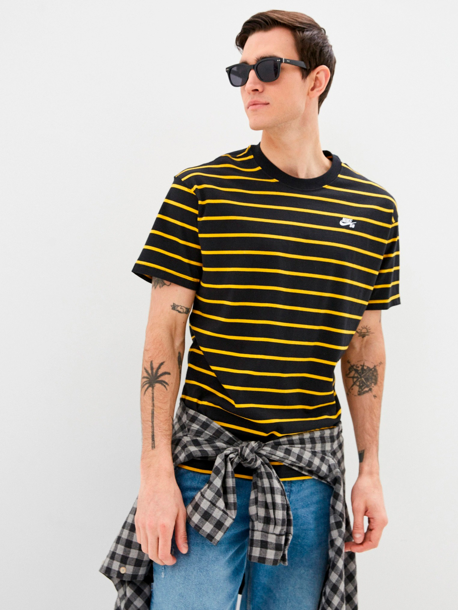 

Футболка Nike M Nk Sb Tee Yd Strip DB9963-010 S