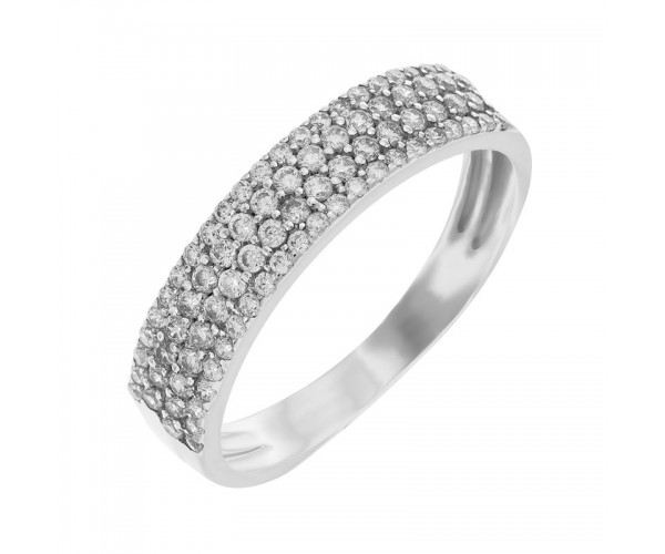 

Кольцо серебряное дорожка с фианитами размер 15 1110/1p-CZ