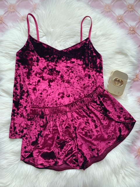 

Женская пижамка с шортами  Малина, Женская пижамка с шортами S Малина