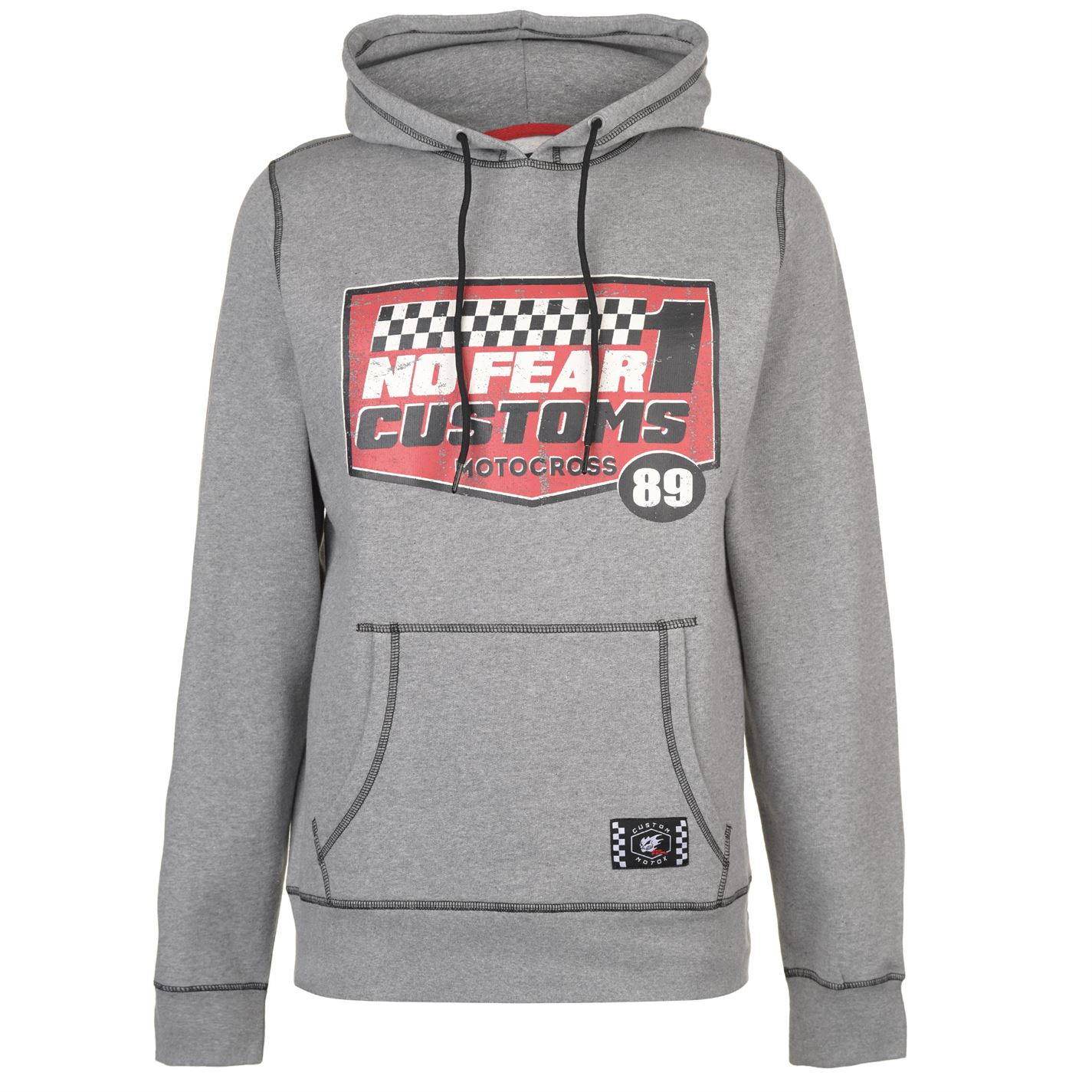 

Худи No Fear Custom Motox Track OTH Hoody Mens XXL Серая