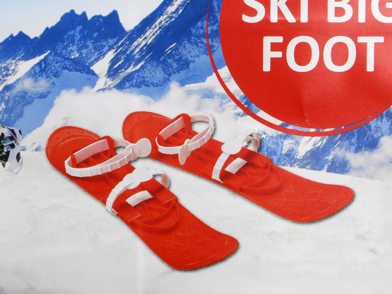 

Детские лыжи SKI BIG FOOT Красные // (6586КРАСН)