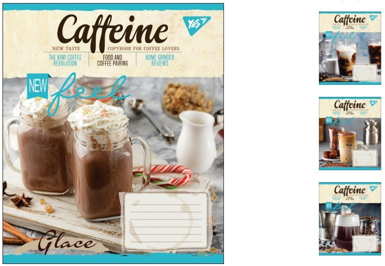 

А5/36 лин. YES CAFFEINE, тетрадь для записей 15шт в упак. // (764749)
