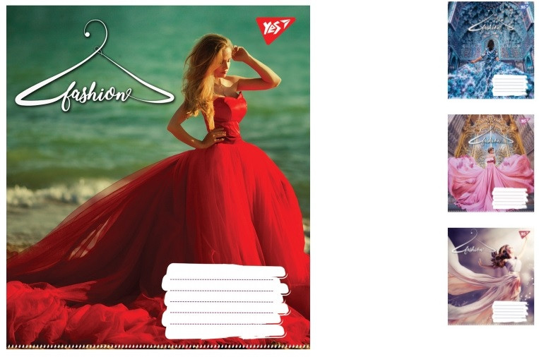 

А5/48 лин. YES FASHION, тетрадь для записей 10шт в упак. // (764151)