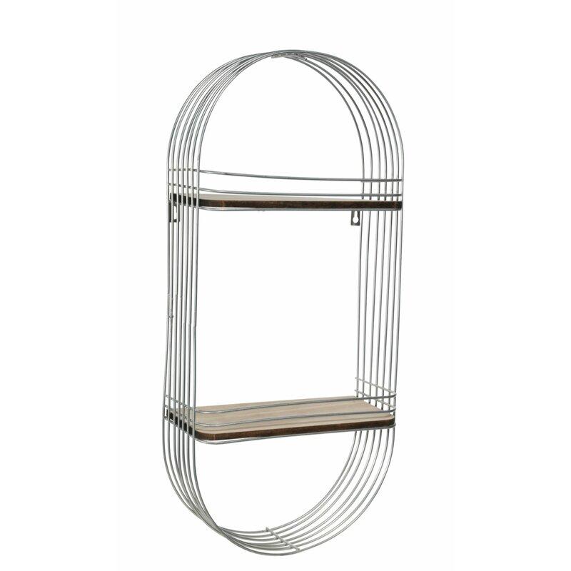 

Настенная полка Hallsboro Oblong металлическая - Little Room Baby House (WFR-144055-02-1034)