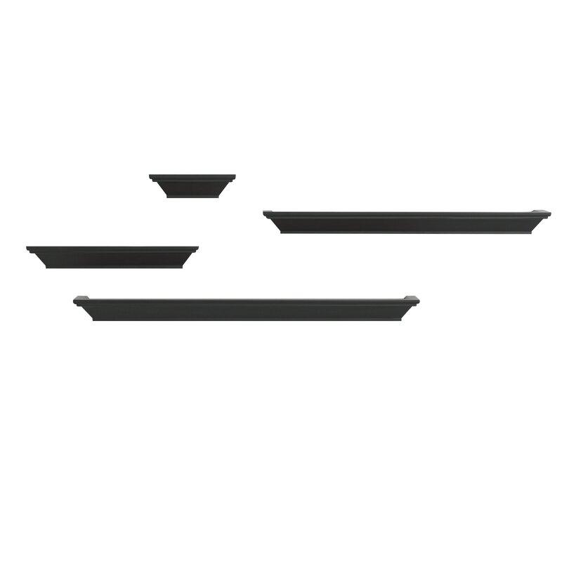 

Настенная полка Kaelin настенная декоративная 4-х ярусная плавающая (Набор) - Little Room Baby House (WFR-153402)