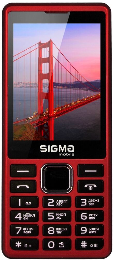 

Мобильный телефон SIGMA MOBILE X-Style 36 Point Red