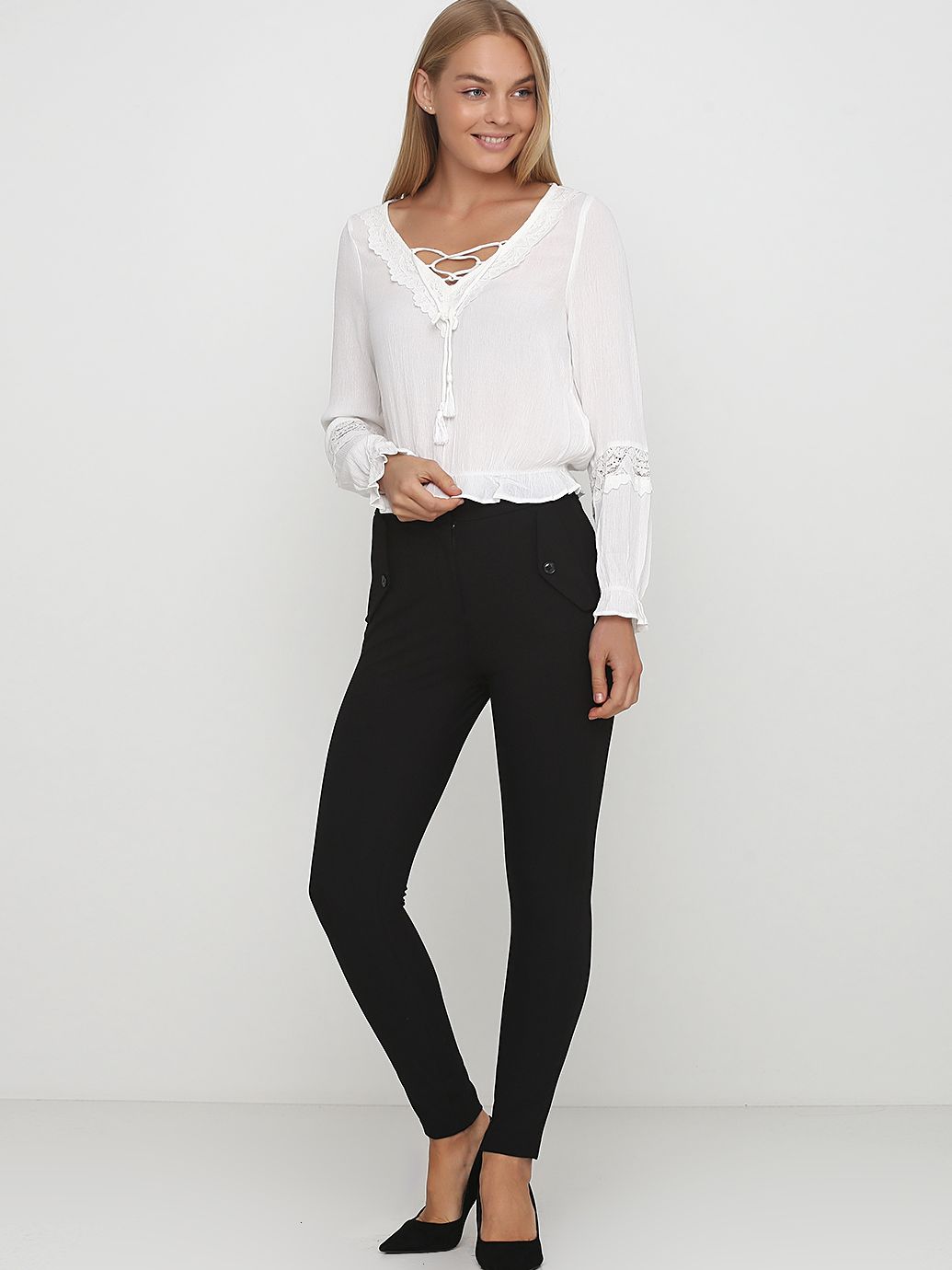 

Брюки H&M KK4088804 36 Черные