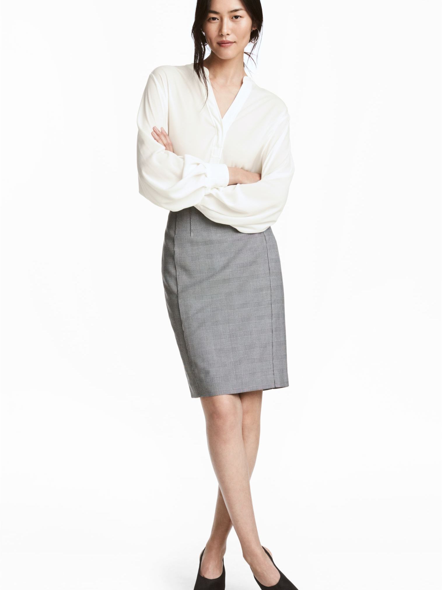 

Юбка H&M KK5343050 42 Серая