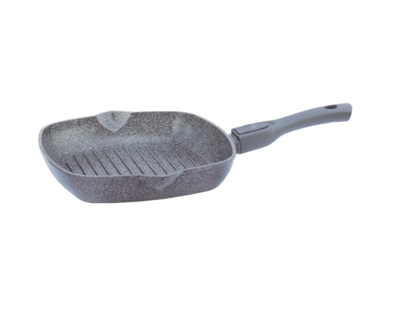 

Сковорода-гриль Granite Gray 28х28 см SoftTouch БИОЛ (28144П)