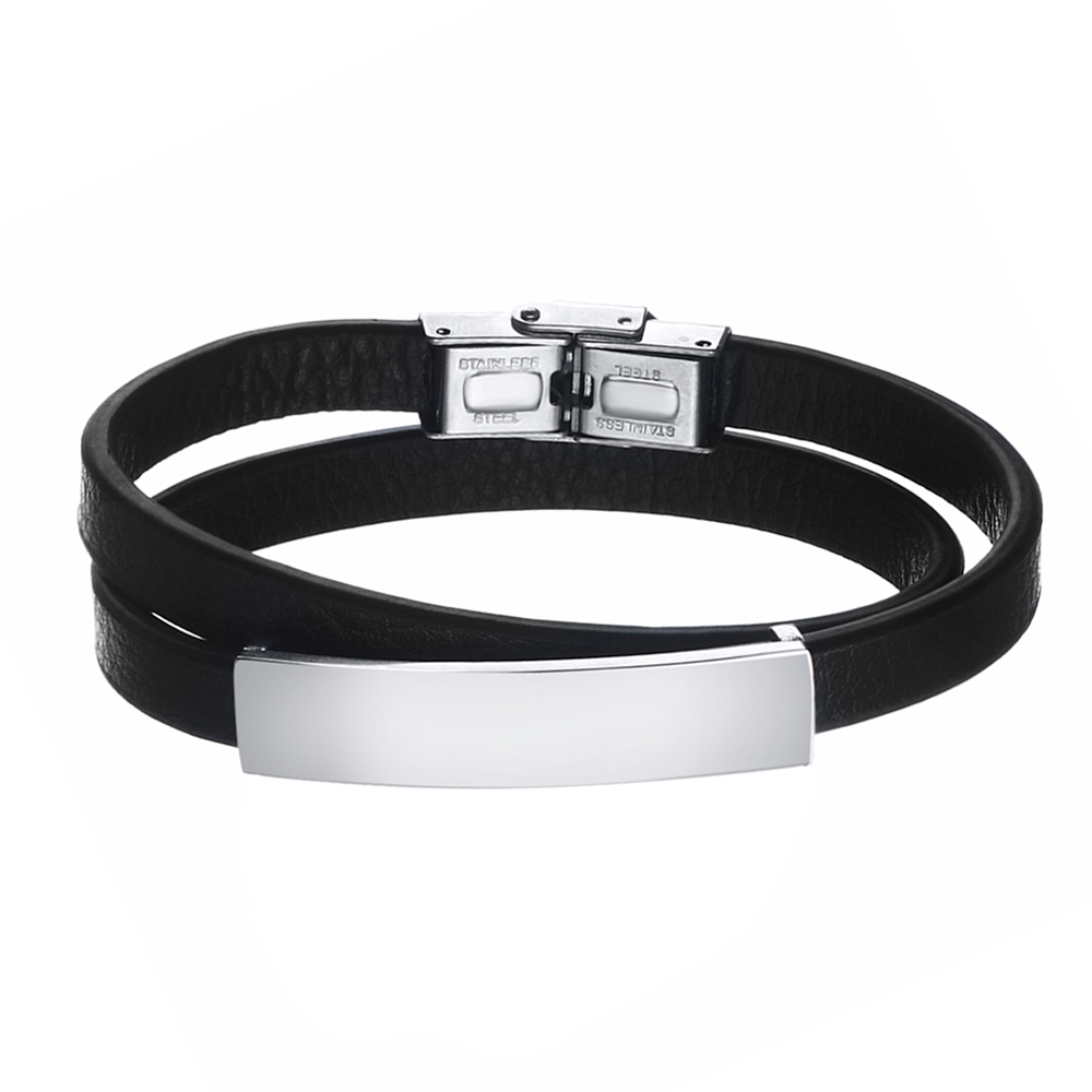 

Браслет из кожи Дискавери DiaDemaGrand Черный с серебряным (051890-19-15)