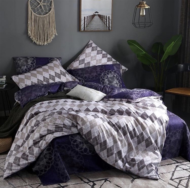 

Простынь MirSon Бязь Premium 17-0135 Purple 240х260 см
