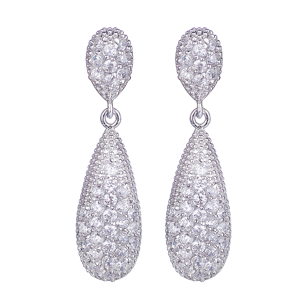 

Серьги Утонченные DiaDemaGrand Серебряный с белым камнем (0914562-15-2)