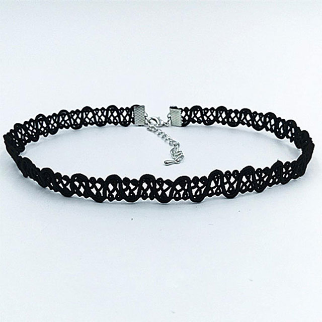 

Чокер Резинка DiaDemaGrand Черный с серебряным (0816102-19-15)