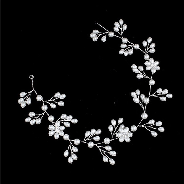 

Венок на свадьбу Жемчужный DiaDemaGrand Серебряный с белым жемчугом (00715242-15-2)