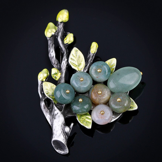 

Винтажная брошь Разветвление DiaDemaGrand Серый с разноцветным (021786-16-13)