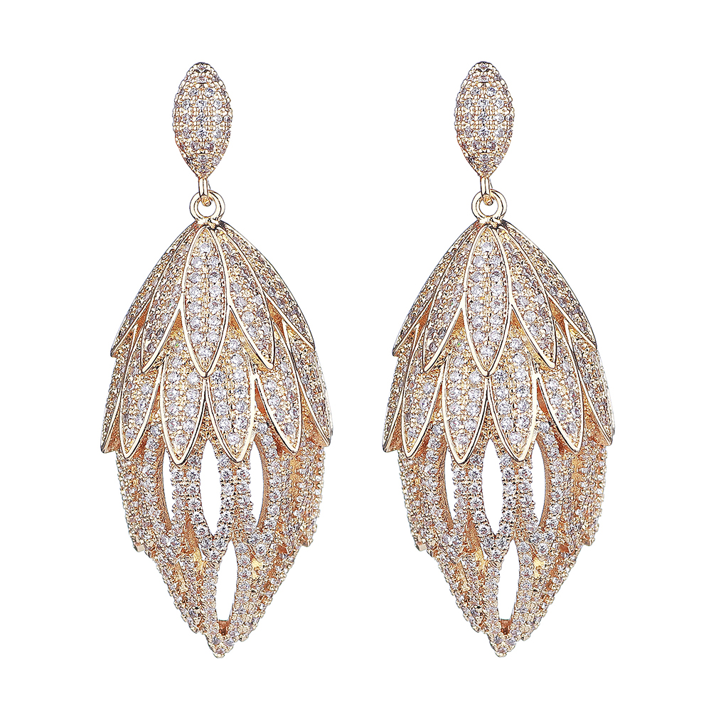 

Серьги Хрустальные DiaDemaGrand Золотой с белым камнем (seus0531209-8-2)