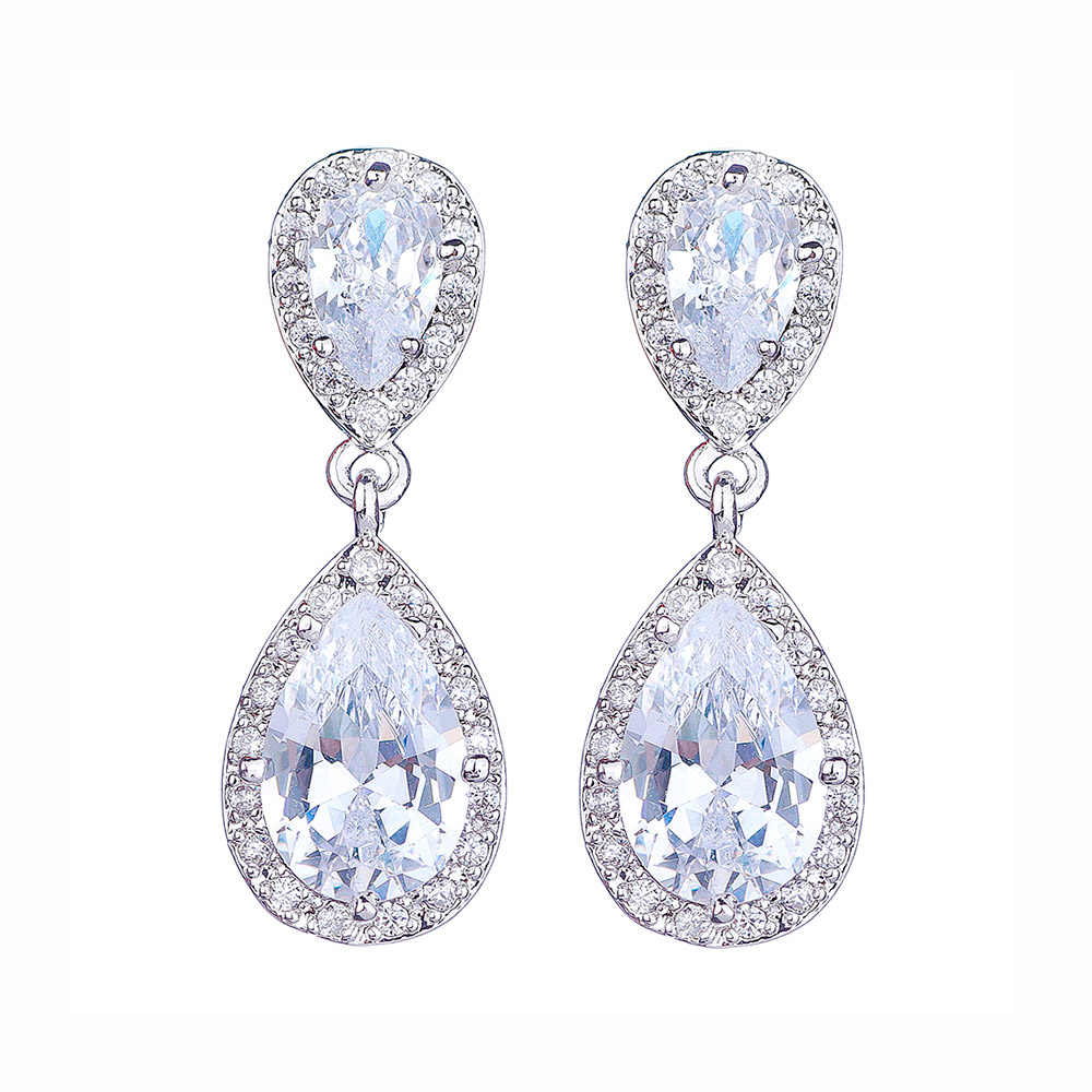 

Серьги Филигранные DiaDemaGrand Серебряный с белым камнем (0917668-15-2)