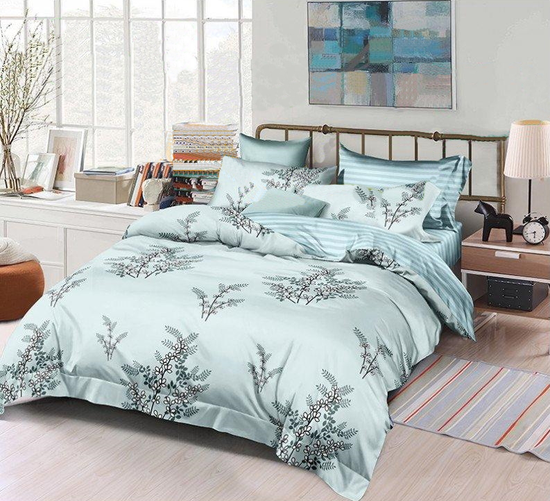 

Простынь MirSon Сатин Premium 22-1159 Hadrinn 200x220 см