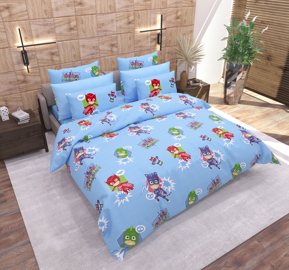 

Простынь MirSon Бязь Premium 17-0256 Hero 180x220 см