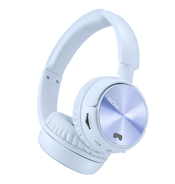 

Nomi NBH-470 Lavander Blue Накладные беспроводные блютуз наушники