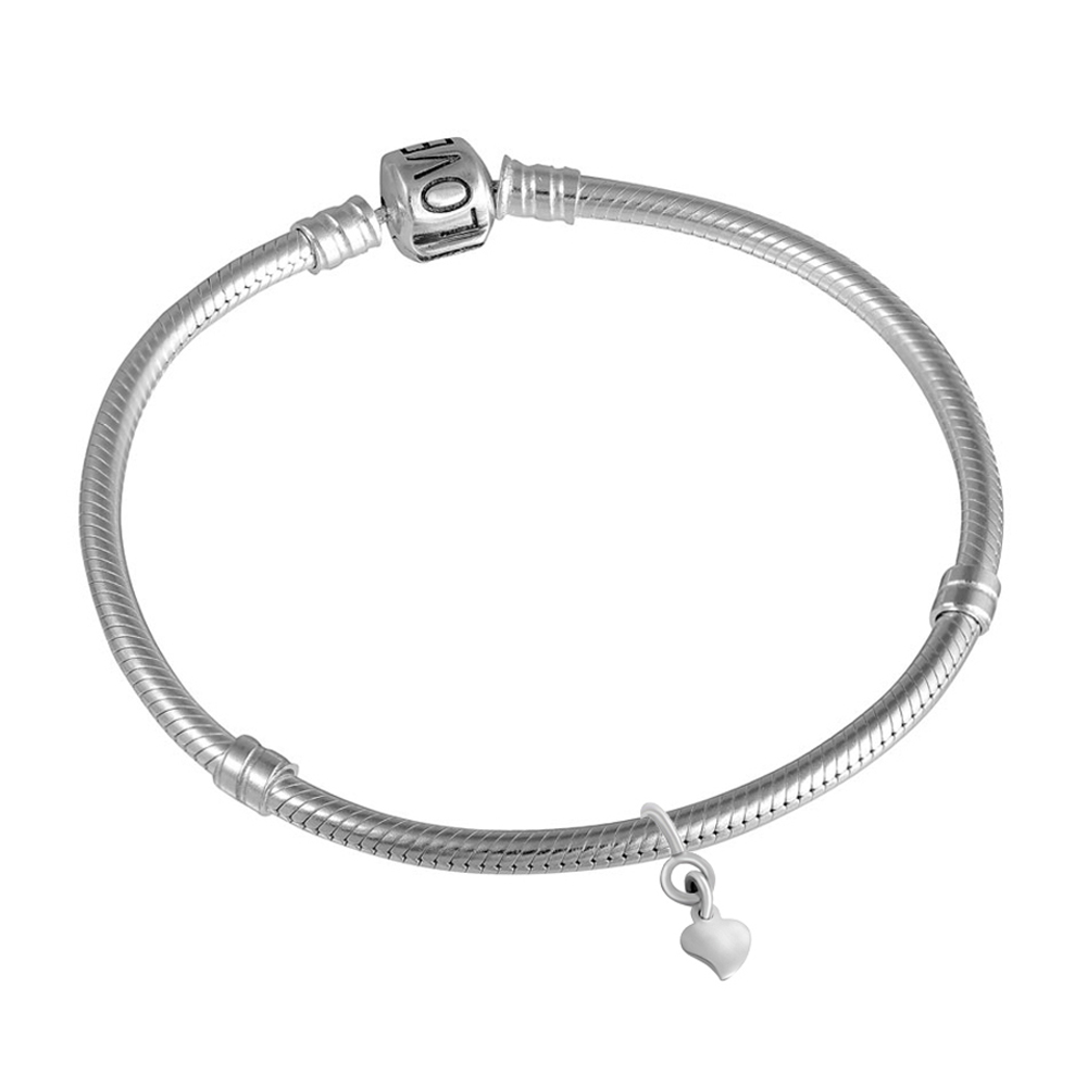 

Серебряный браслет для шармов Love 000039371 19 размера