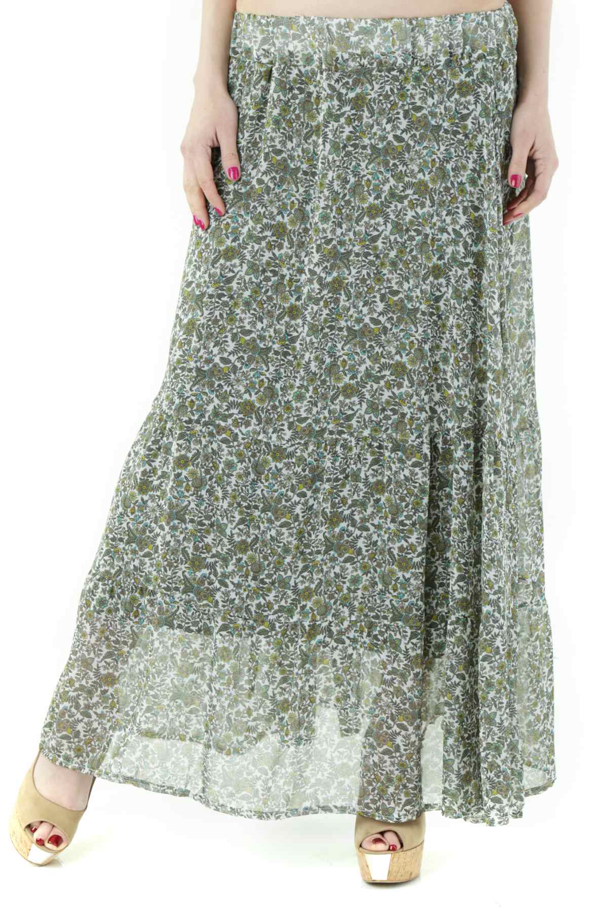 

Юбка 525 Olive M оливковый